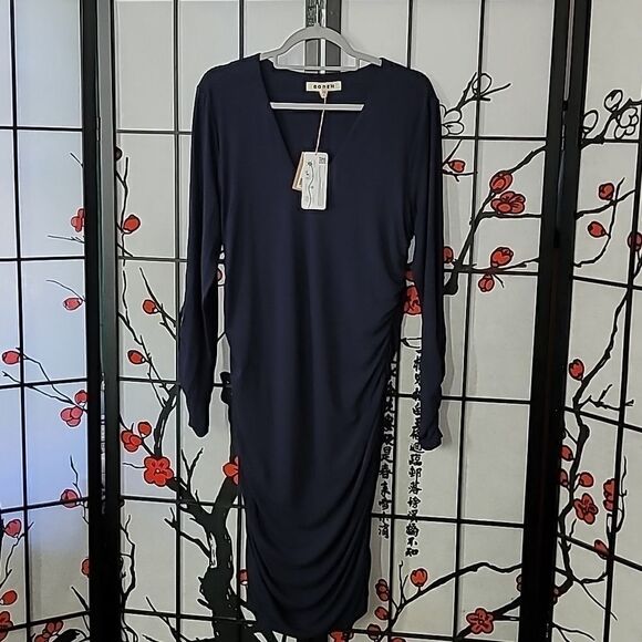 Boden Ruched Body Jersey Mini Dress - Picture 2 of 11